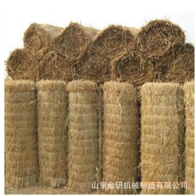 新款电动宽幅可调草帘机稻草麦秸茅草编织机金研直发多针草席机