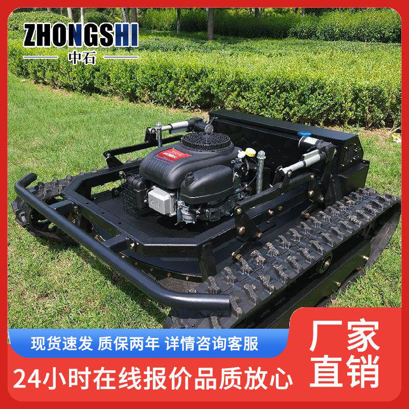 手推式草坪割草机柴油发动机驱动 公园绿化大面积区域除草割草机