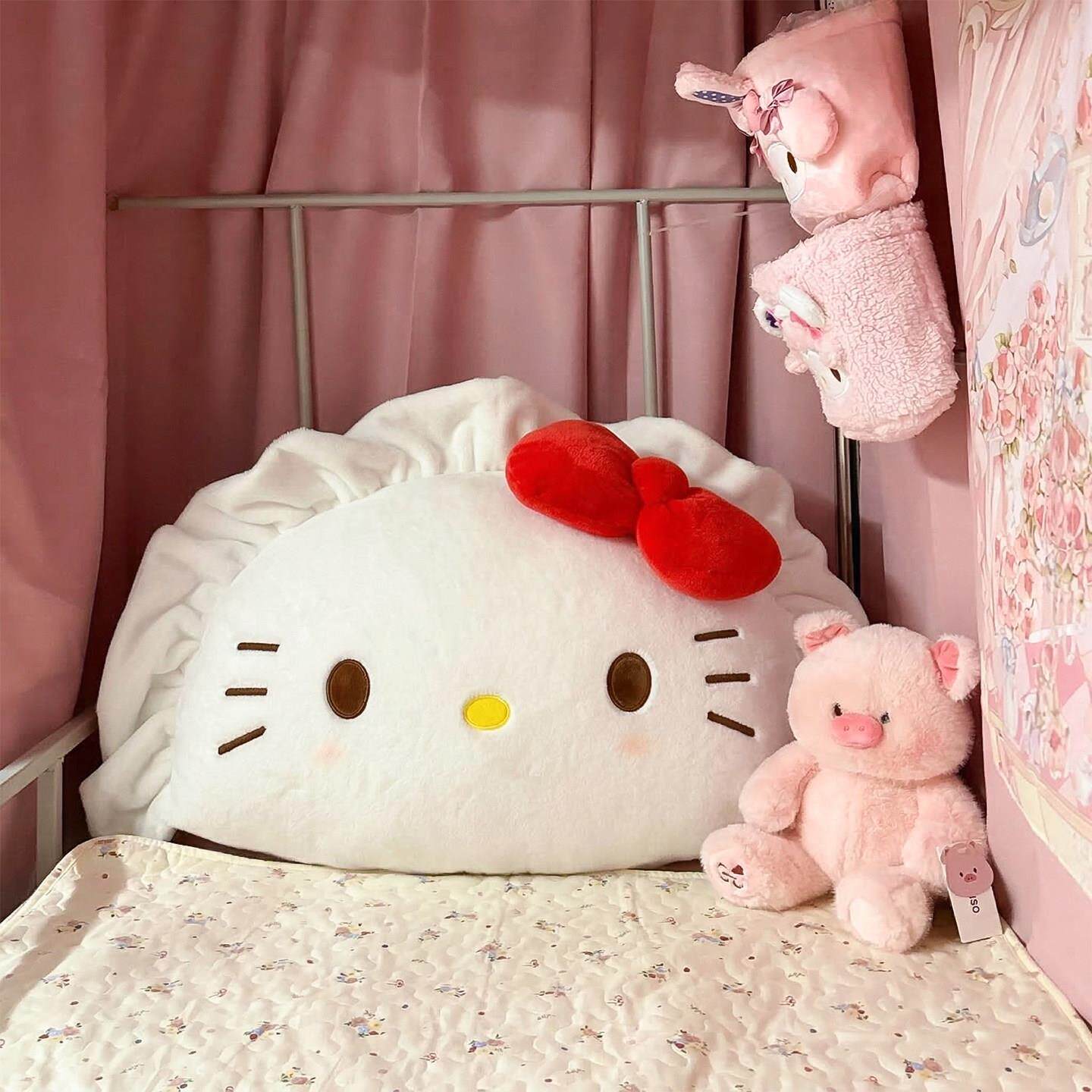 饺子靠枕宿舍床头腰部支撑靠垫单人床靠背沙发软抱枕可爱2026新款