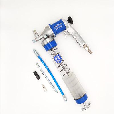 高档羽拓正品气动黄枪吸连高发式自压气动黄油枪挖掘机设备注油油