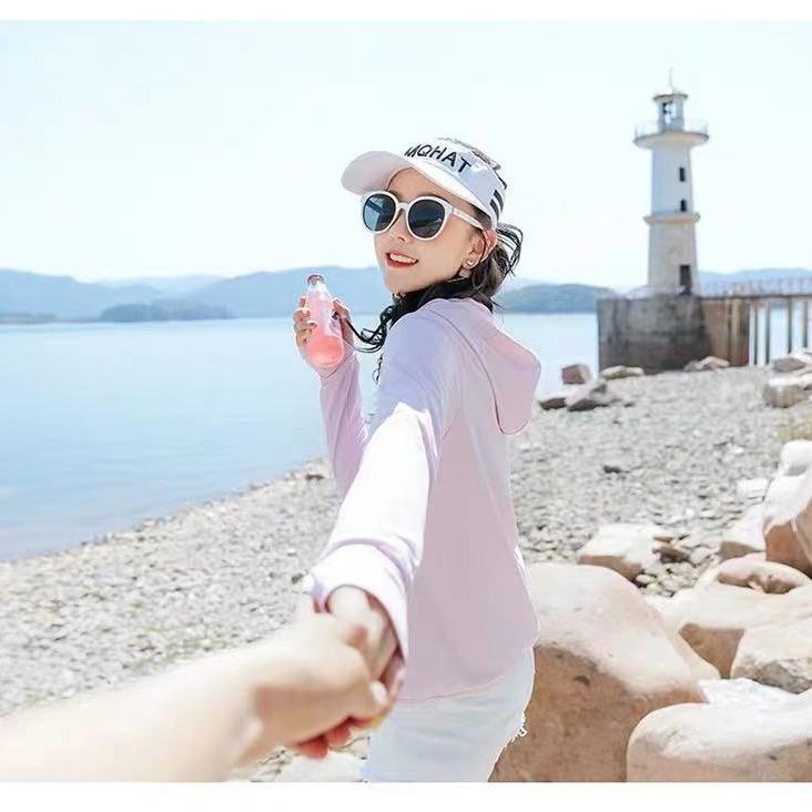 夏季新款亲子防晒衣女透气针织网眼男皮肤衣防紫外线UPF50+