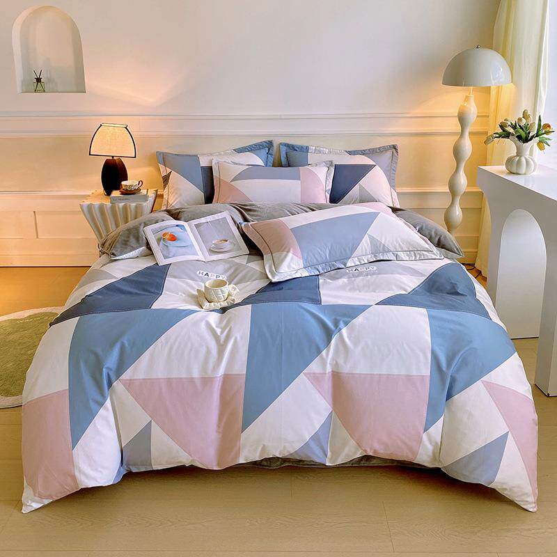 秋冬a类母婴纯棉加绒四件套加厚床单被套三件套床上用品南通家纺