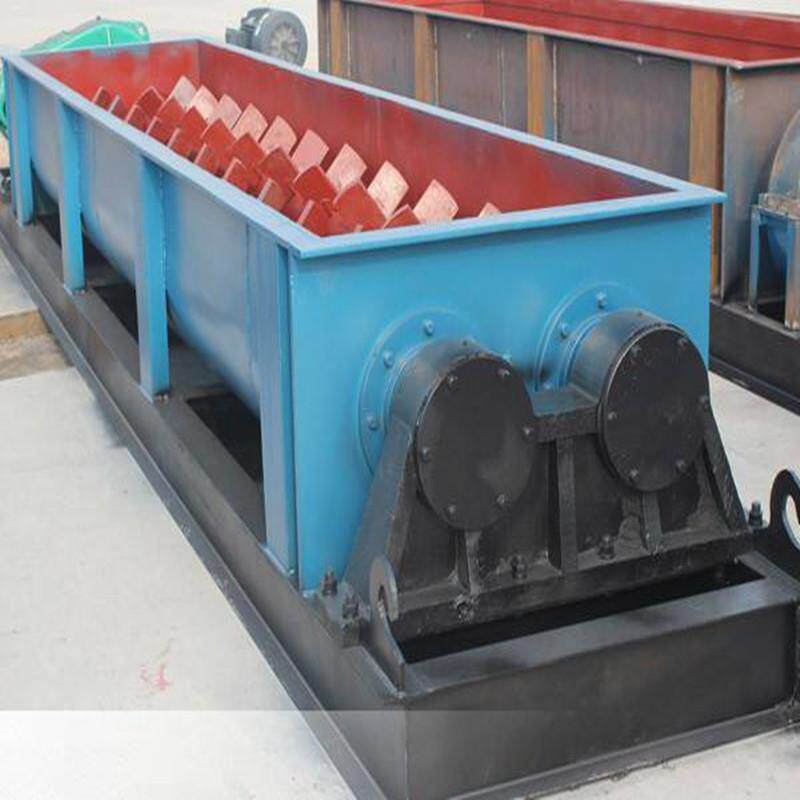 卧式双轴搅拌机厂家 不锈钢饲料双轴搅拌机 双轴螺旋搅拌机