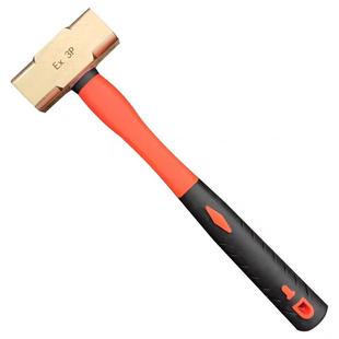 黄铜八角锤手锤黄铜榔头铜锤头2P3P4P5P6P8P12大小黄铜石工锤热销