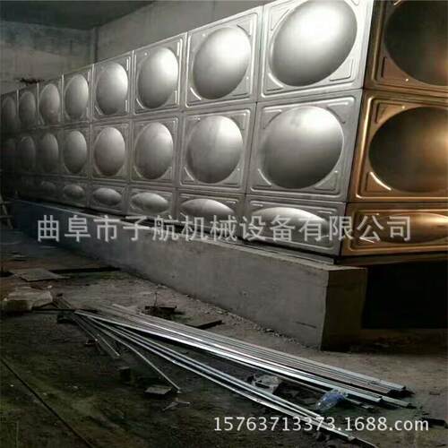 冲压板商不锈841钢水箱034不用锈家钢工程商用用圆形立式保温水箱