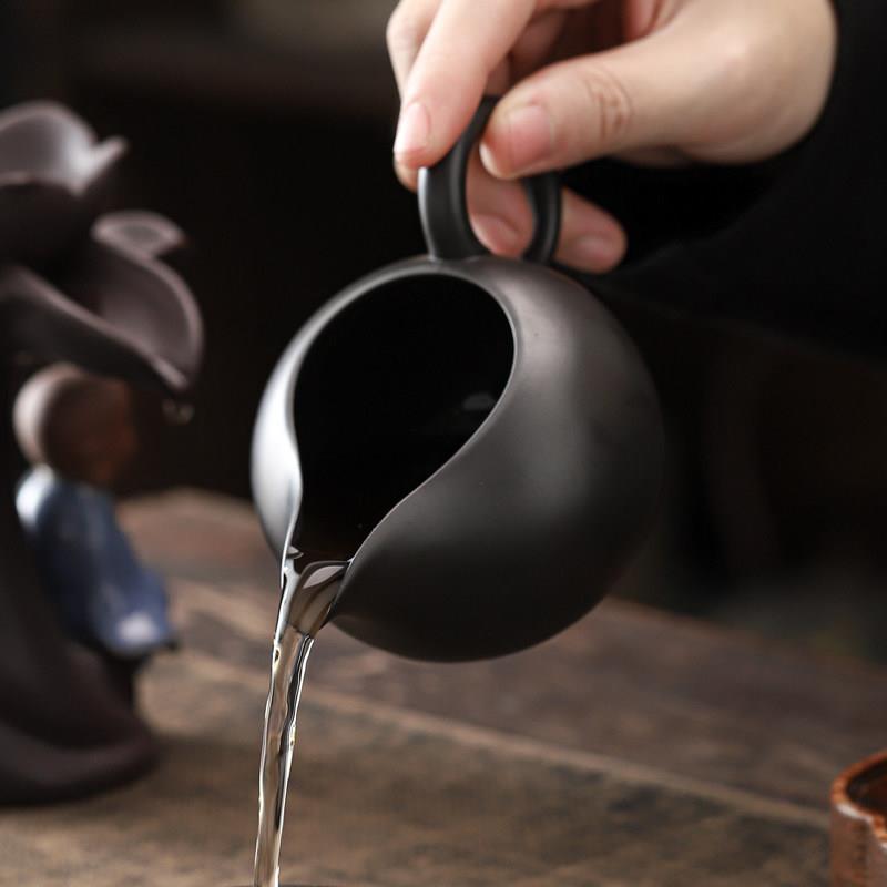 紫砂平杯茶水隔茶器功夫茶具配件茶具男杯平茶杯