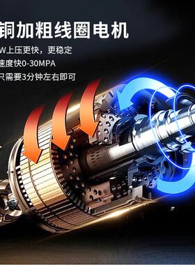 电动高压打气机30mpa 40mpa充气泵4500psi 220V/110V单缸水冷循环