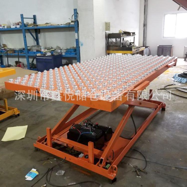 带牛眼SJG-0.5电平动平台车平滚珠移动手动台车1V手推2升降板车