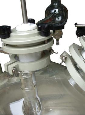 单层玻璃反应器硼硅玻璃加热搅BUZ回流提拌纯反应现货釜销高售