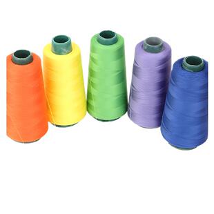 402缝纫线细线白色宝塔线缝衣服线缝纫机线高速平车线厂家涤纶