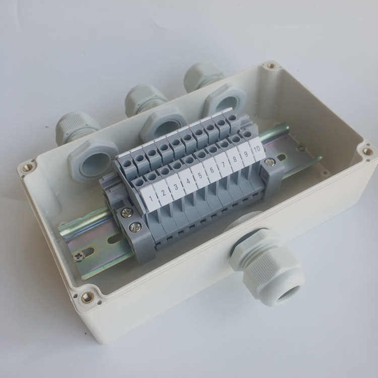 158*90*60mm一进三出带UK端子户外防水接线盒ABS电缆强电分线盒,电子/电工,安防配件,淘宝优惠券,粉丝福利购,淘宝优惠卷