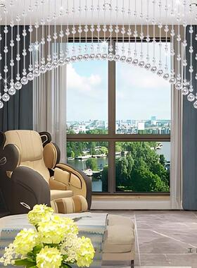 网红水晶珠帘免打门孔饰帘葫芦装隔断玄关道洗手间F976M59M过卧室