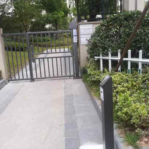 小区人行通道道侧门智能电动刷卡门禁系统通道闸栅栏门广告平推门