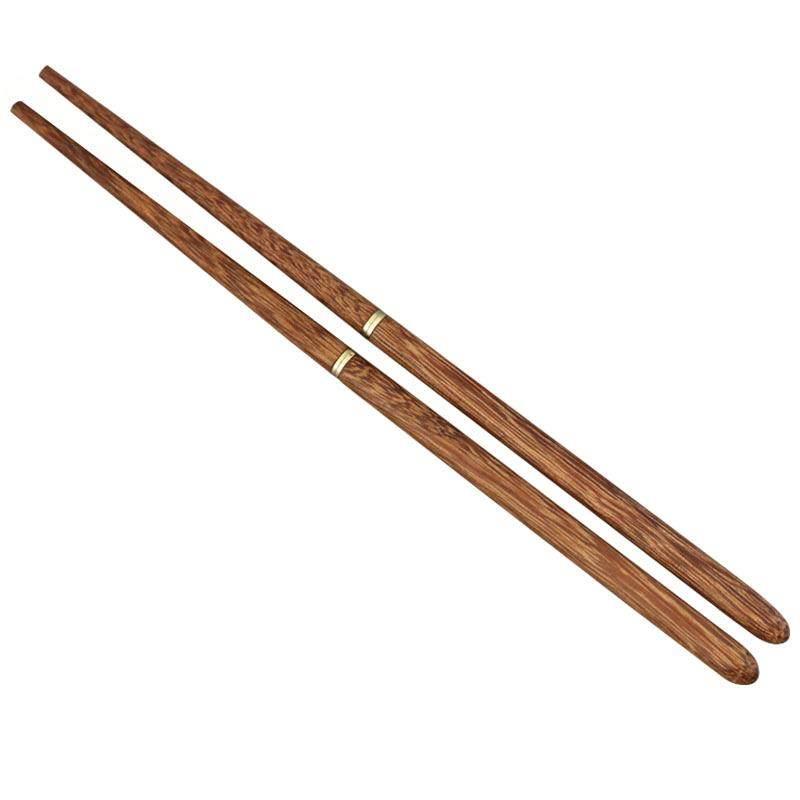 鸡翅木折叠筷子螺口式拆装筷旅行盒装两节拼接组装箸可拆卸吃饭筷