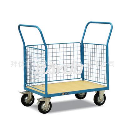 BAYOO/拜优CZ50A钢丝网木制平板推车,可拆卸,载重500kg
