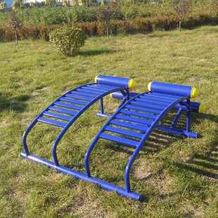 双位仰卧板双人腹肌板户外健身器材室外小区健身器材路径