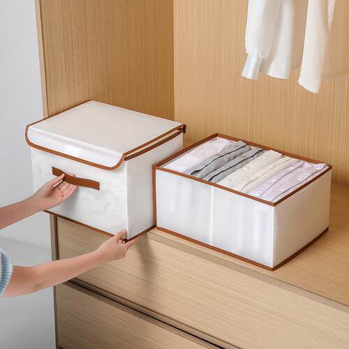 Large Capacity Foldable Fabric Storage Box for Home Use, Ide