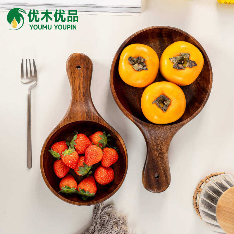 相思木日式榉木泡菜碗泡面碗水果点心沙拉碗带手柄大号水瓢碗汤碗,餐饮具,碗,淘宝优惠券,粉丝福利购,淘宝优惠卷