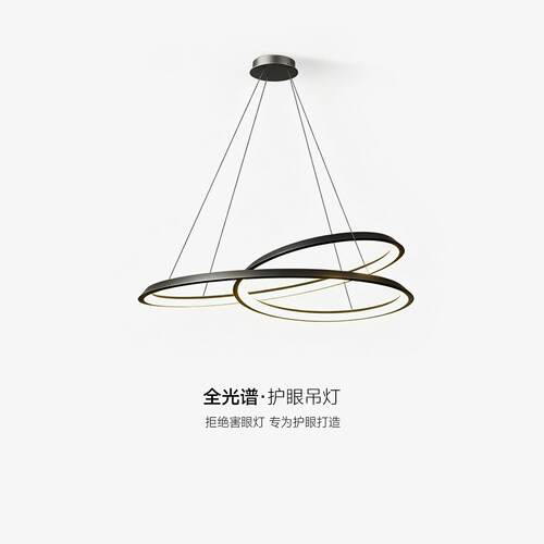 意式极简客厅吊灯现代简约大气创意大厅主灯北欧设计师饭厅灯具