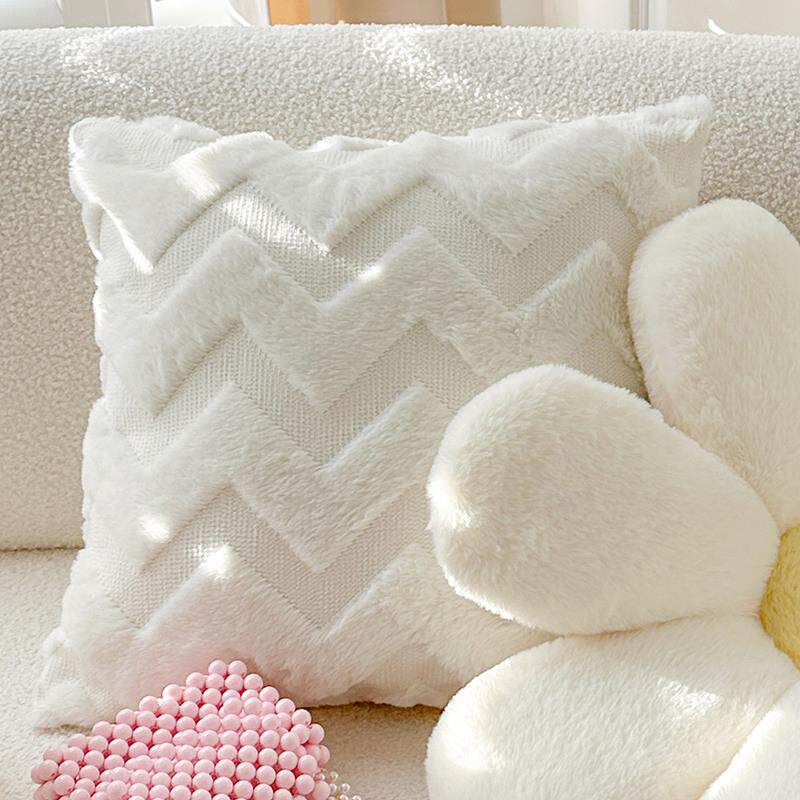 正品越蔓家 奶油小泡芙 ins红花朵抱网靠垫客枕厅沙发抱枕套床上