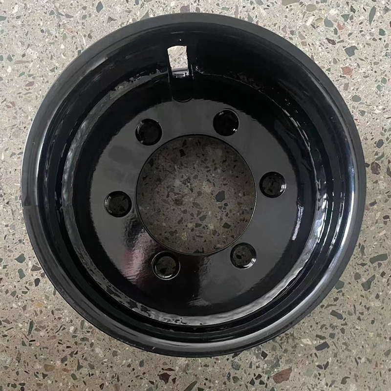 整体轮辋合力轮毂分体叉车钢圈叉配件博电叉车内燃工杭龙普雷叉