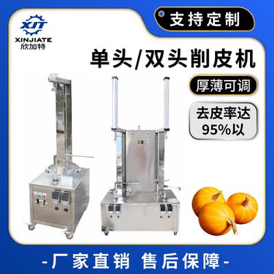 现货多功能瓜果削皮机不锈钢单头双头冬瓜刮皮机商用瓜果去皮机