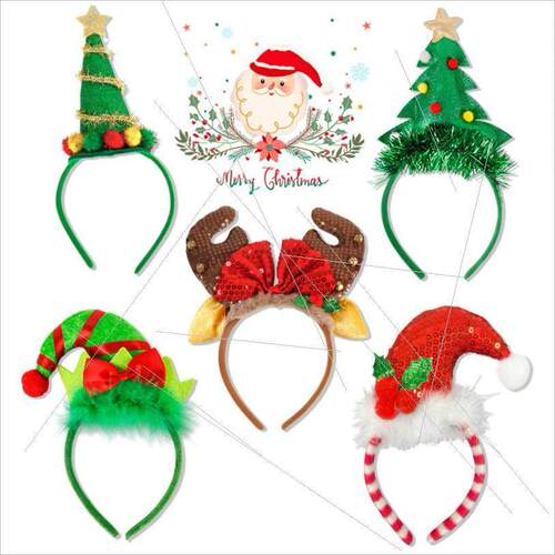 Cartoon Christmas headband headdress for children