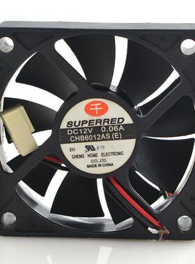 千红 CHB6012AS （E） 12V 0.06A 6015 6CM 超静音 机箱风扇