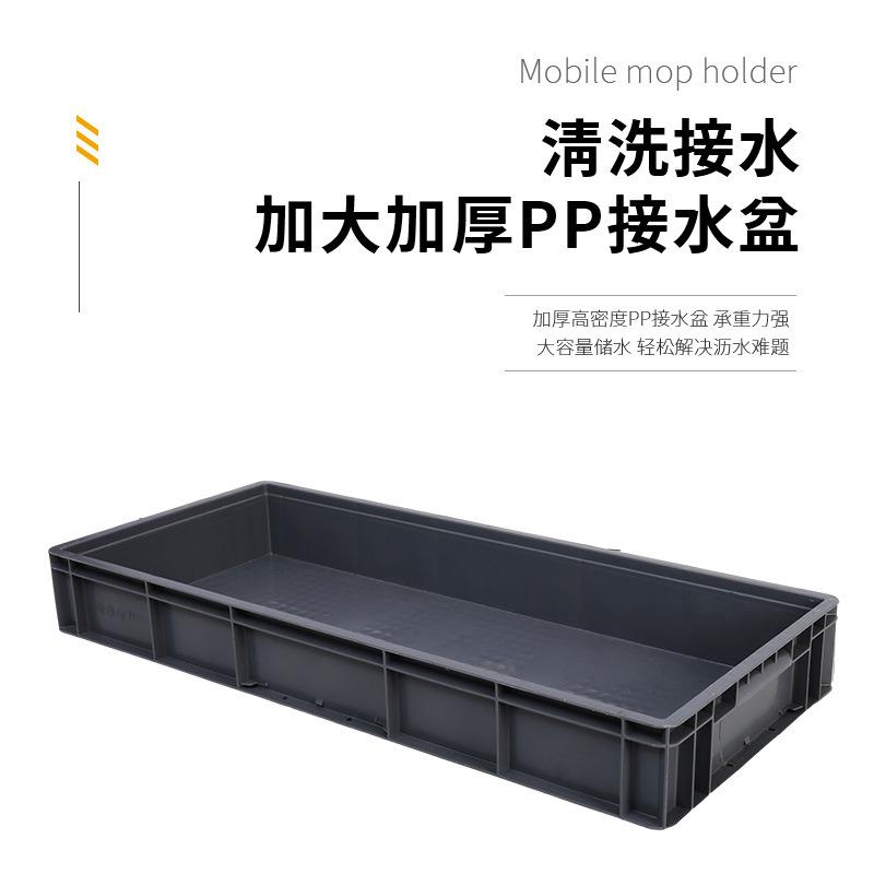 不钢免打孔落地式拖扫把把架校商用卫生间锈置物AZN架清洁学收纳