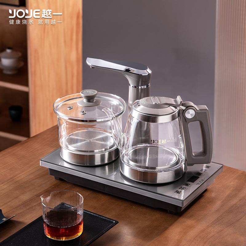 越一智能烧水壶全自动玻璃电水壶茶台泡茶嵌入式煮茶电热水壶K80