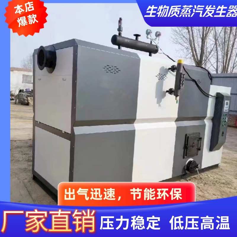 卧式生物质蒸汽发生器食品加工服装晕染洗涤蒸汽锅炉