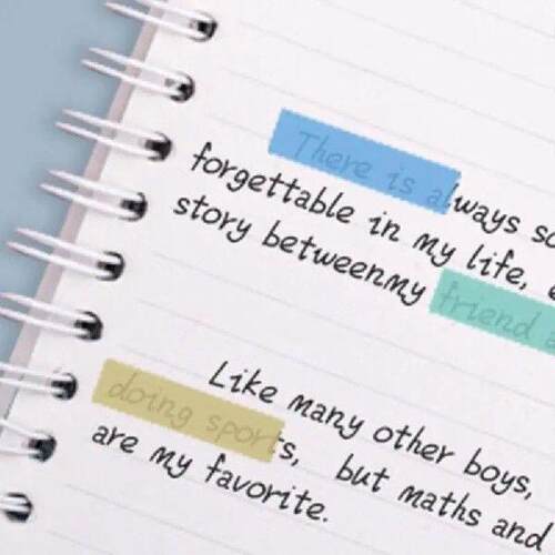 6 Pcs Coloured Index Tabs Simple Sticky Note Adhesive