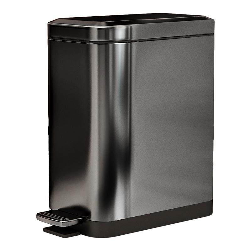垃圾桶家用厨房客厅带盖窄缝不锈钢脚踩有盖卫生间厕所创意脚踏式,家庭/个人清洁工具,垃圾桶,淘宝优惠券,粉丝福利购,淘宝优惠卷