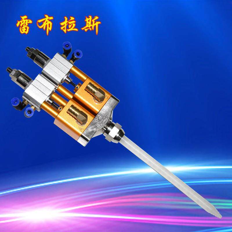 江苏双液AB点胶阀压力桶点胶机定量出胶带回吸阀点胶设备硅胶阀
