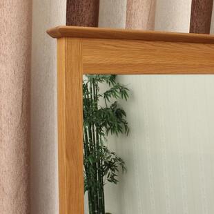 全落地VQB镜实木身镜简约框现代简约客厅收镜纳试衣子全身