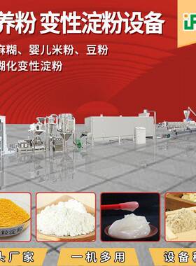 专用大型米粉加工机器预糊化变性淀粉营养粉生产线厂家
