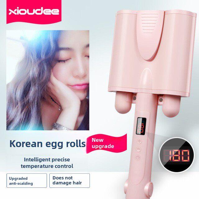 蛋卷头卷发器器物发卷发器韩波饼夹板蛋卷三管水波纹卷发器