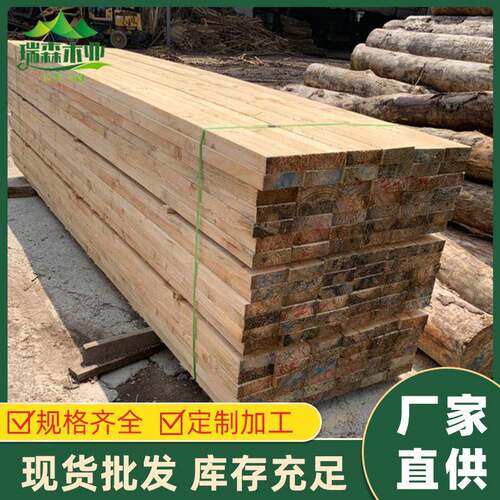 厂家直供桥梁建筑跳板建设工程用木板工地脚手架木架子松木硬杂木