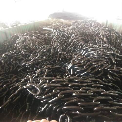 山能供应矿用圆高强度环牵链 板刮机引链条 B级186热处理工艺