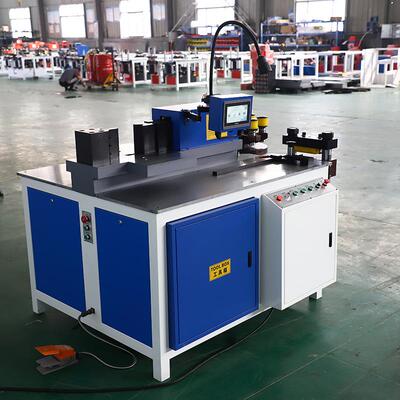 三合一开式母排机冲孔折弯闭式多功能铜牌机数控铜排母线加工机