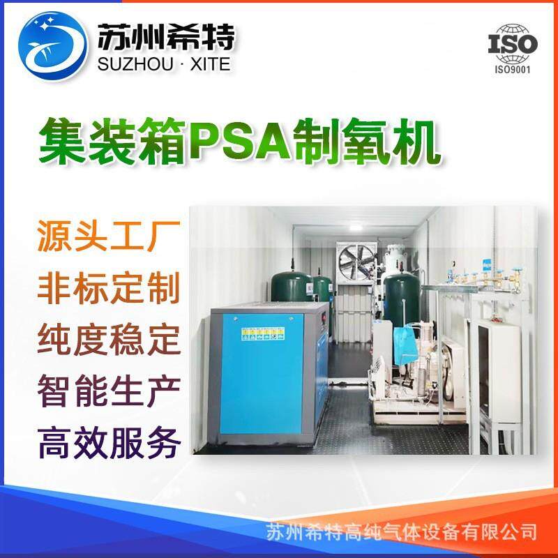 灌装移动集装箱制氧机变压吸附集装箱制氧设备集装箱式氧气发生器