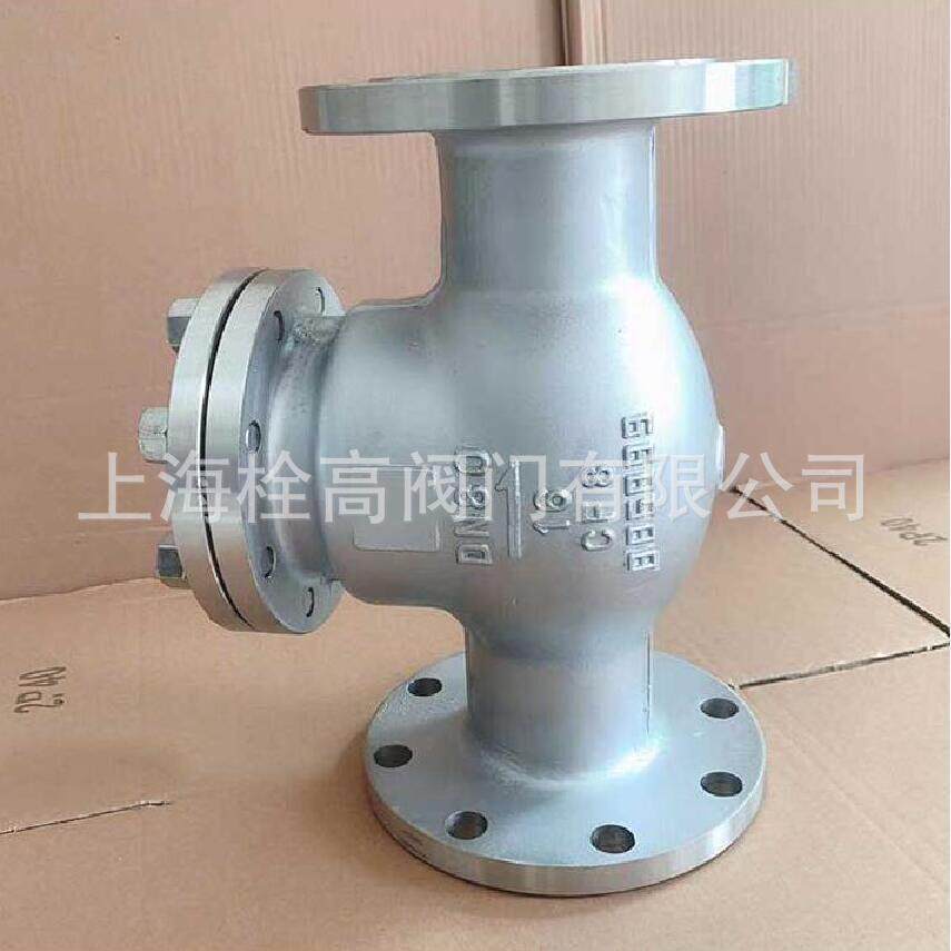 不锈钢法兰旋启式止回阀 上海H44W-10P/100P不锈钢高温高压止回阀