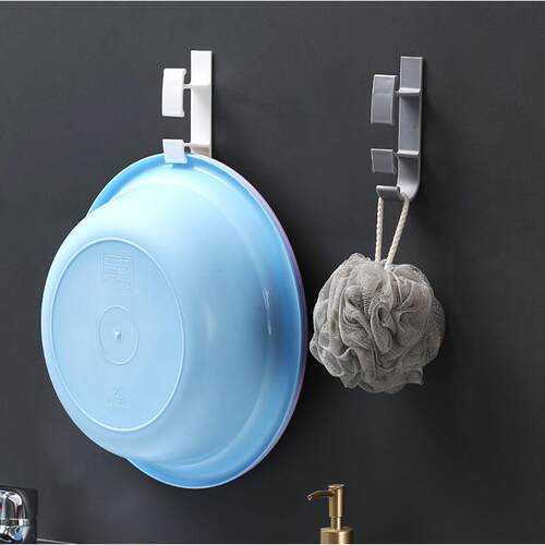 Double-layer face basin rack, bathroom strong no-trace adhes
