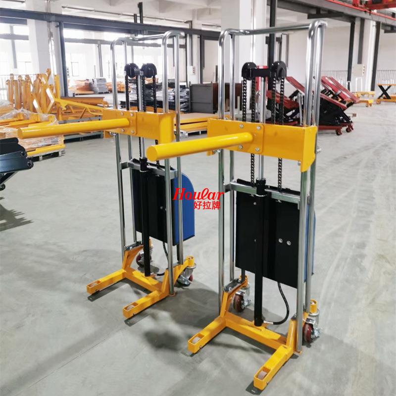 h堆叉oular全GED电动臂串单杆炮筒高车升降纸筒卷膜自动车单轴上