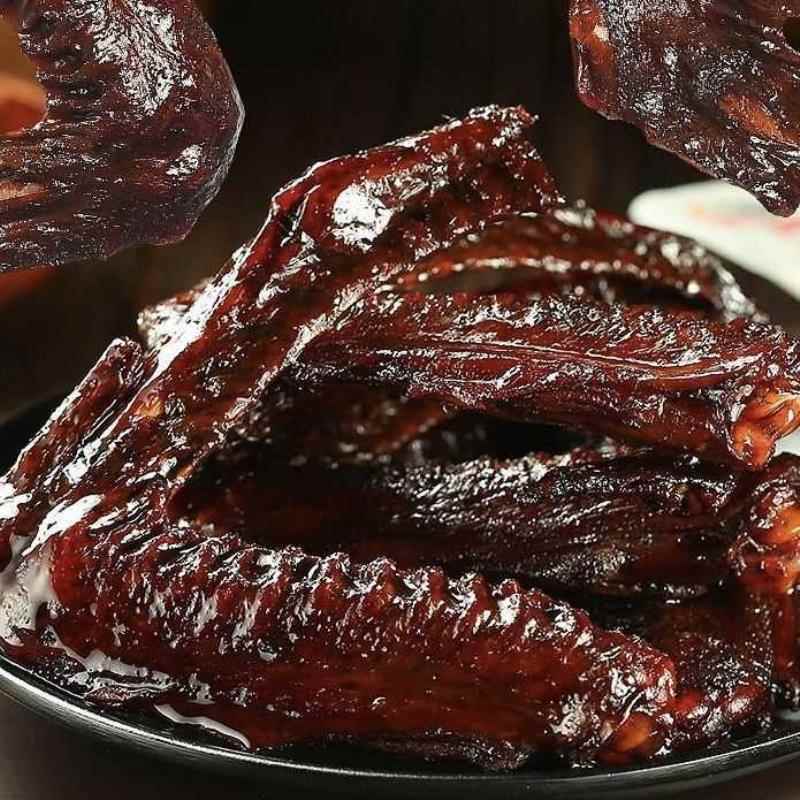 老卤大鸭翅卤味肉食香辣开袋即食追剧小零食秘制办公室零食酱鸭翅
