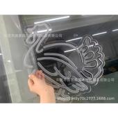 ins风透明亚克力有机玻璃板网红款 霓虹灯加工定制路边霓虹灯定制