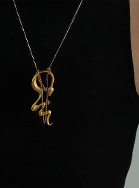 飞天 灵蛇项链来自丝绸之路敦煌新中式复古高级感个性精致新款潮