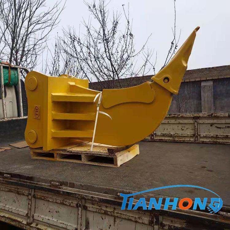 挖掘机配件前端属具重载岩石型松土器可做双齿