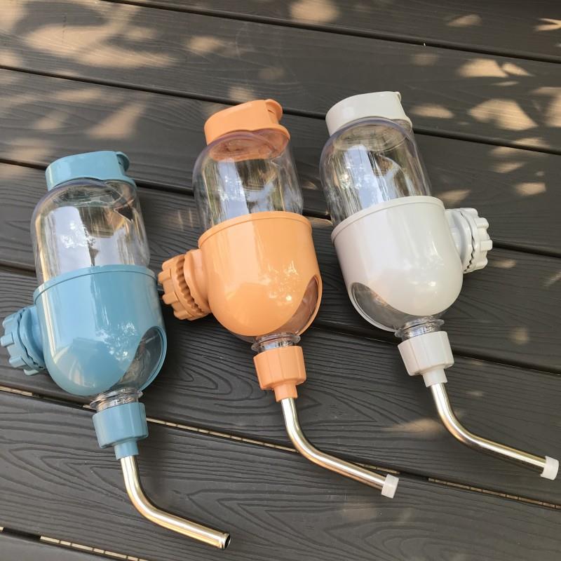 宠博士挂笼式双珠饮水器瓶500ml悬挂狗狗喝水器不湿嘴自动饮水机