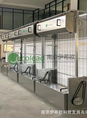 伊希欧大量现货卷帘过滤器卷绕空气过滤器电动卷帘除尘器工厂
